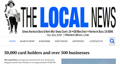 Desktop Screenshot of hblocalnews.com